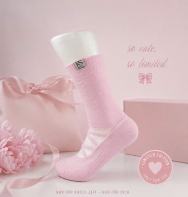 Ballerina Grip Socks (Rosa)